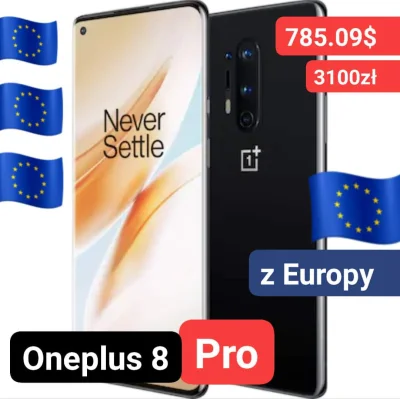 sebekss - Tylko 785.09$ (ok 3100zł) za OnePlus 8 Pro z Europy❗
▶️W końcu chyba ma ws...