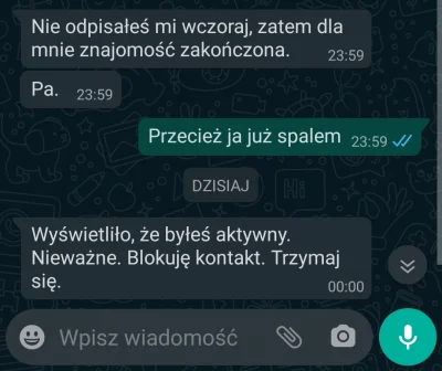 dexterpol - `3 dni temu pisałem z kobietą na badoo i po czasie wymieniliśmy sie whats...