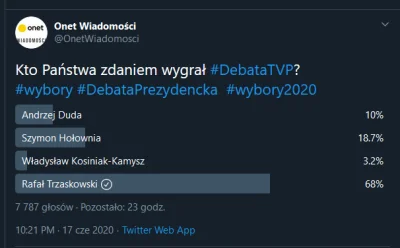 nusaer - Na Onecie też boty ( ͡° ͜ʖ ͡°)
Wszędzie boty a wybory będą sfałszowane.