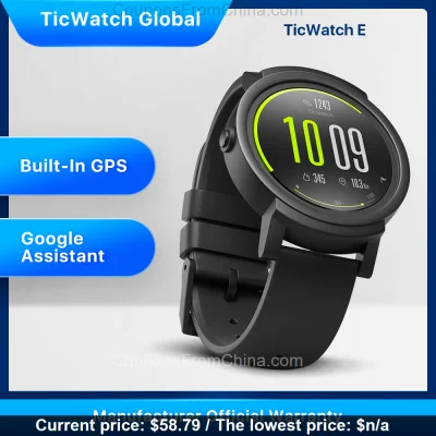 n____S - TicWatch E Smart Watch - Aliexpress 
Cena: $58.79 (233,16 zł)
Kupon: "MOBV...
