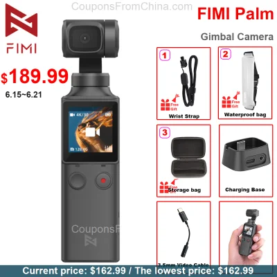 n____S - FIMI PALM 3-axis Gimbal Action Camera - Aliexpress 
Cena: $162.99 (647,15 z...
