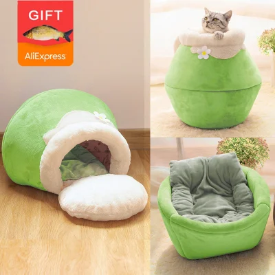 cebula_online - W Aliexpress
LINK - Legowisko Winter Warm Cat Bed Plush Soft Portabl...