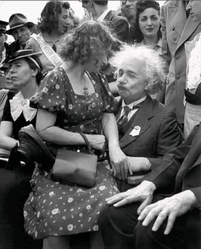 Jakub86 - At this moment Albert Einstein knew there is more to life than physics. 

...