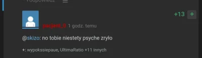 s.....o - @pacjent_0 ty to zakopujesz powód spam...? A do mnie piszesz takie teksty? ...