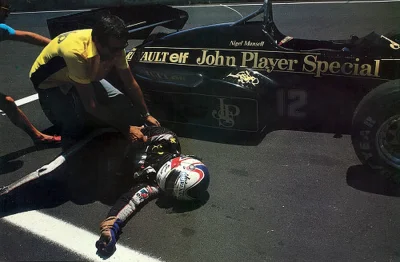 barystoteles - Dallas 1984. Pierwsze pole position Mansella. Wyścig odbywa się w bard...