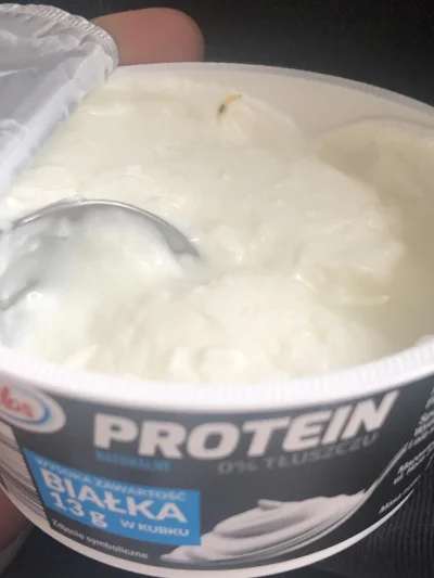 heshio - nie polecam proteinowych jogurtów z #lidl ( ͡° ʖ̯ ͡°) #mirkokoksy #dieta