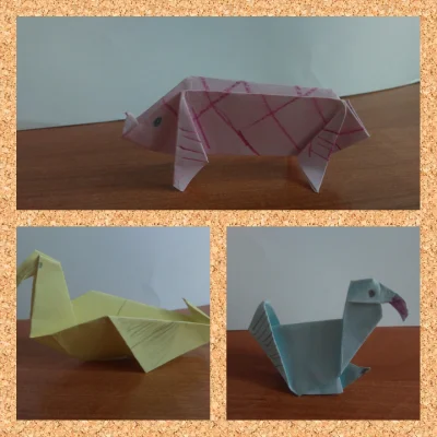 karolisco1 - 17. Origami - naucz się składać 3 zwierzęta
#mirkowyzwanie