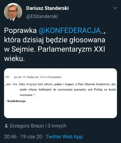 Volki - @amperrowwer Lewicy się to bardzo nie podobało.

https://twitter.com/DStander...