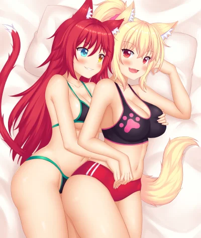 Azur88 - #randomanimeshit #anime #fastrunner2024 #tiffy #nekomimi #kemonomimi #yuri