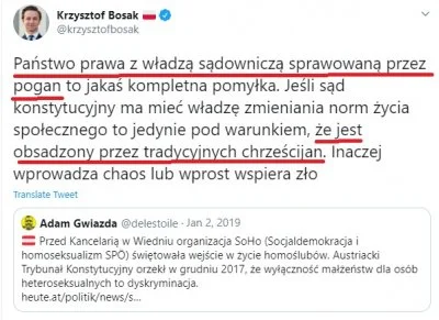 Flypho - @milymirek: 
To Bosak - ten człowiek, który szkodzi Bosakowi najbardziej ( ...