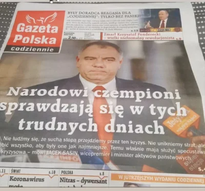 ChciwyASasin - No ale jak to? Nie czytają gazet?
To nasz szampion!