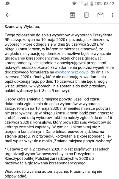 walusiek24 - Dzięki za poprawkę. Nie mieszkam w pl i #!$%@? mnie na pakiety wyborcze ...