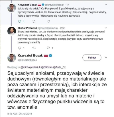 yeron - Czy uważa Pan, że dzieci w szkołach powinny być uczone, że “demony to upadłe ...