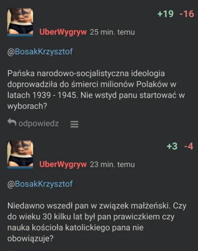 UberWygryw - @JAI2L9LAD: 

Dalej czekam na odpowiedzi...