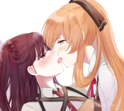 A.....a - #randomanimeshit #anime #girlsfrontline #wa2000 #springfield #yuri