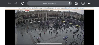 Reymont - Z ciekawości podczas wiecu Dudy w Krakowie rzuciłem okiem na kamerkę intern...