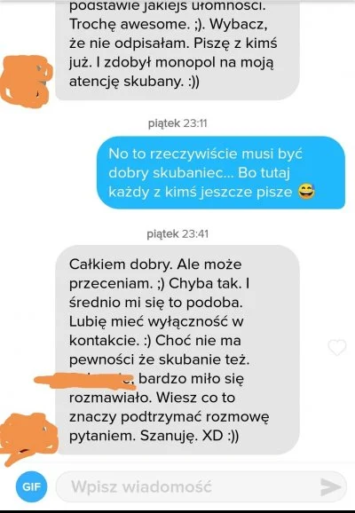 Eternitzazbestu - @cezeterson: Też kiedyś na taką jedyną szczerą trafiłem. Może to ta...