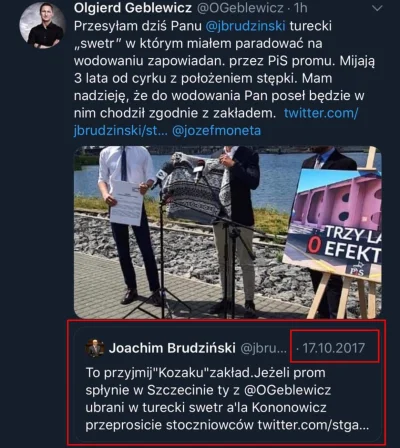 s.....s - Myślicie, że jojo Brudziński jest człowiekiem honoru i dotrzyma słowa po pr...