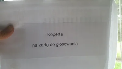 allberciq - Dostałem przesyłkę wyborczą. Koperta zwrotna na kartę do głosowania jest ...