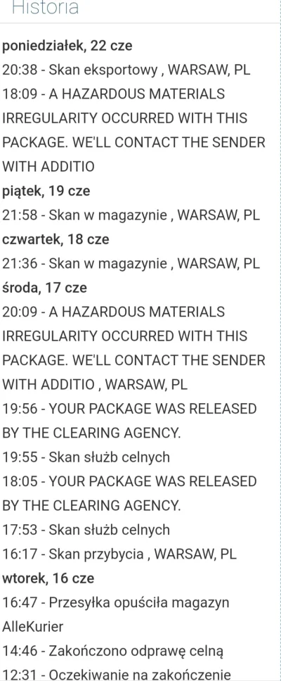 stefano421 - Po raz 4 wysyłałem ten sam przedmiot do USA (licznik samochodowy), tym r...