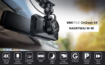 aktywnymaz - Kolejna nowość od Vantrue z kategorii #wideorejestrator #kamerasamochodo...