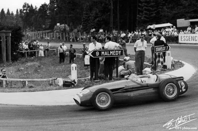 barystoteles - GP Belgii 1954 - pierwsze podium w karierze niedawno zmarłej legendy, ...