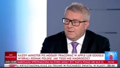 printf - "Każdy minister PiS mógłby pracować w Google lub Apple" - Ryszard Czarnecki,...