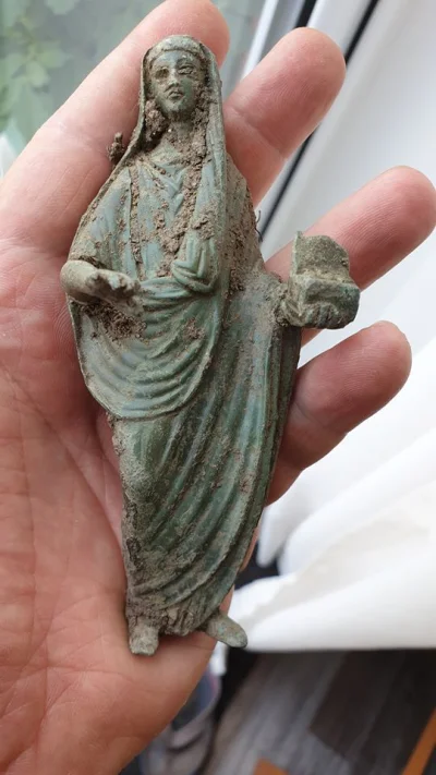 Zwiadowca_Historii - Pozdrowienia z 'Wyspy Skarbów'... prawdopodobnie rzymska figurka...