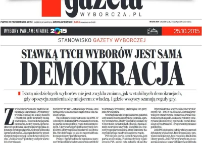 Majk_ - 5 lat temu jak w tę niedzielę. 

Stawką niedzielnych wyborów nie jest demok...