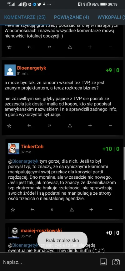 Flying_Dutchman - @Moderacja dlaczego w apce mobilnej nie można ocenić komentarza? Po...