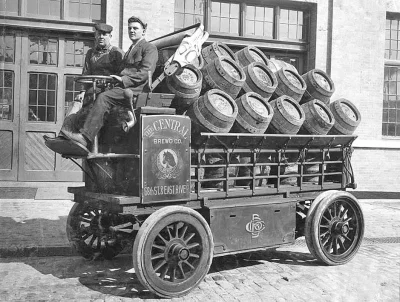 myrmekochoria - Elektryczny dostawczak piwa ("Central Brewing Company"), Nowy Jork 19...