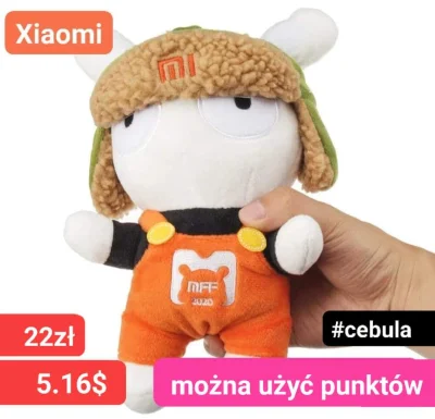 sebekss - #cebula nie tylko dla fanów Xiaomi ( ͡° ͜ʖ ͡°)
Maskotka królik Xiaomi 2020...