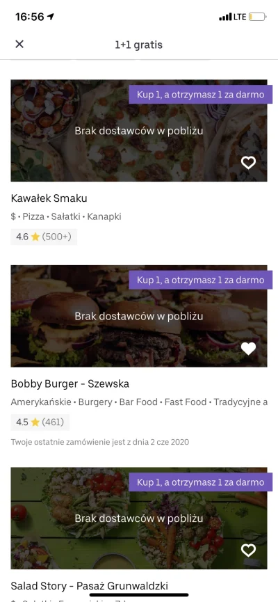 dejno2_zlote - #ubereats czy to kwestia deszczu, czy o co chodzi. Nie mieszkAm daleko...