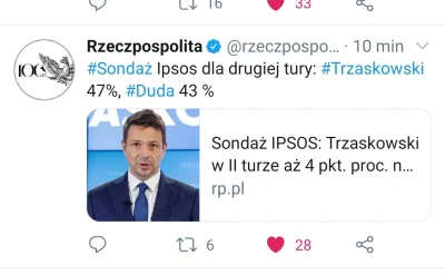 penknientyjerz - Trzaskowski i Hołownia miażdżą Dudę w drugiej turze. (Ibris z dzisia...