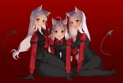 Smutny__memiarz - #randomanimeshit #helltaker #cerberus #redeyesalert #blushedface #a...