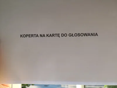 pakokakalako - @StefanH: Dowodem byłaby prześwitująca koperta do głosowania, a nie ka...