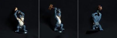 OrzelKaskader - Figurka trolla jaskiniowego w końcu pomalowana. Zostały pewne niedoci...