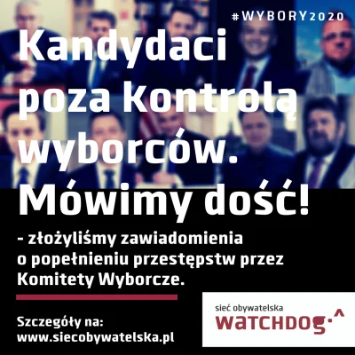 WatchdogPolska - Chcieliśmy doprowadzić do zwiększenia przejrzystości kampanii wyborc...