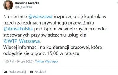 Thorkill - > Przewoźników nadzoruje ORGANIZATOR, którym w Warszawie jest Zarząd Trans...