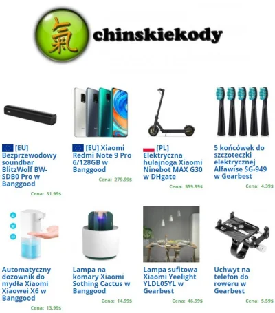 chinskiekody - Witamy na tagu #chinskiekody i zapraszamy na #promocje do chińskich sk...