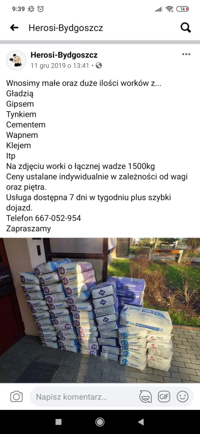 tomen150 - To jednak prawda, ktoś naprawdę zamawia 1500 kg do mieszkania w bloku XDDD...