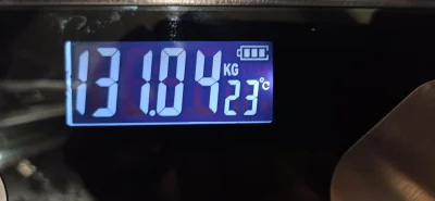 Hejtel - Jest progres który cieszy, tydzień temu na wadze pokazywało 132,4kg dziś na ...