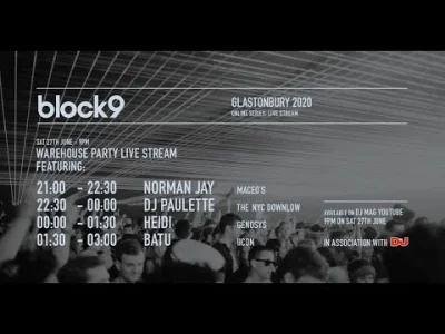 incredible_innocent - Block9 Warehouse Party
21:00 - 22:30 Norman Jay MBE
22:30 - 0...
