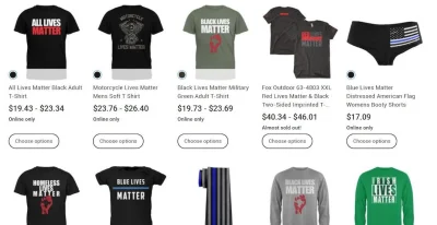 GreaterManchesterbusroute58 - 'All Lives Matter' shirt removed from Walmart Canada's ...