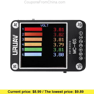 n____S - Wysyłka z Europy!
[URUAV MC-6S 1-6S RC Lipo Battery Voltage Checker [EU/UK]...