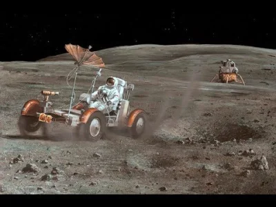 starnak - Apollo 16 Lunar Rover "Grand Prix" [RESTORED][STABILIZED][60fps]