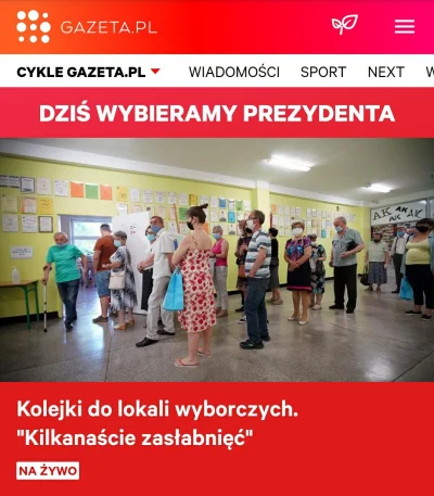 klossser - Gazeta Wyborcza apeluje do seniorów:
Dla własnego bezpieczeństwa zostańcie...