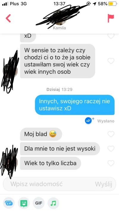 h.....s - Hit jest taki, że później okazała się być 17-latką (XD!). Jak napisałem jej...