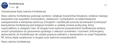 WojtasWojtas123 - Szybko was wykopki przygasiła konfa, na kogo oddadzą jej wyborcy gł...