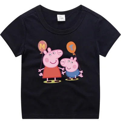duxrm - T-shirt dziecięcy Peppa Pig i George 
Rozmiar: 90-150
Cena: 4,96$
Link ---...